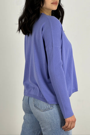 Cardigan Over Cotone - Seta - Cashmere