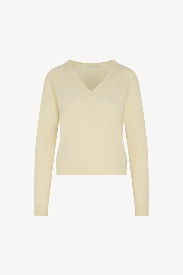 Maglia Scollo a V Puro Cashmere