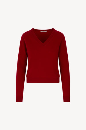 Maglia Scollo a V Puro Cashmere