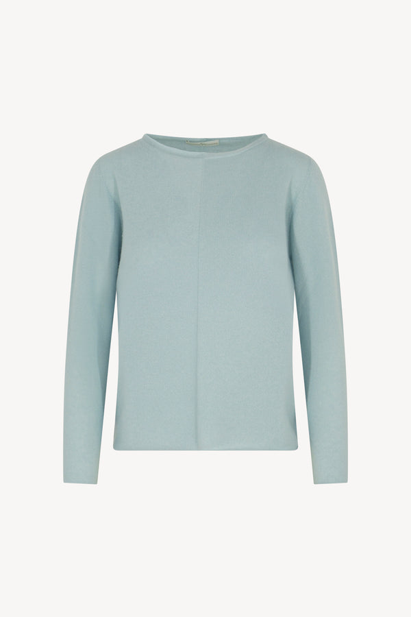 Girocollo Dritto-Rovescio Puro Cashmere