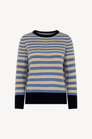 Girocollo Righe 3 Colori Puro Cashmere