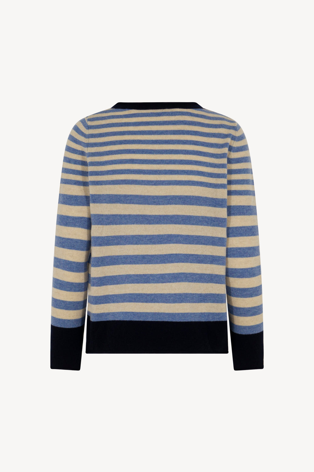 Girocollo Righe 3 Colori Puro Cashmere