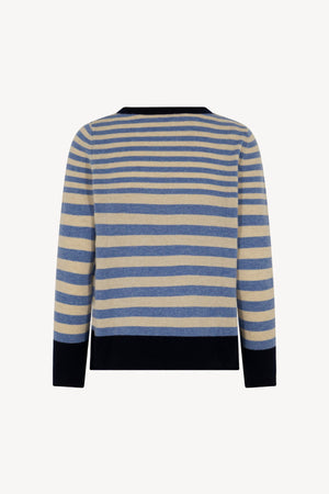 Girocollo Righe 3 Colori Puro Cashmere