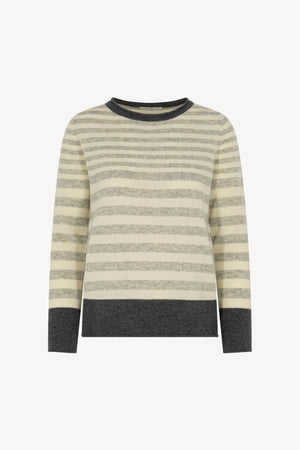 Girocollo Righe 3 Colori Puro Cashmere