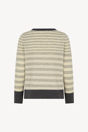 Girocollo Righe 3 Colori Puro Cashmere