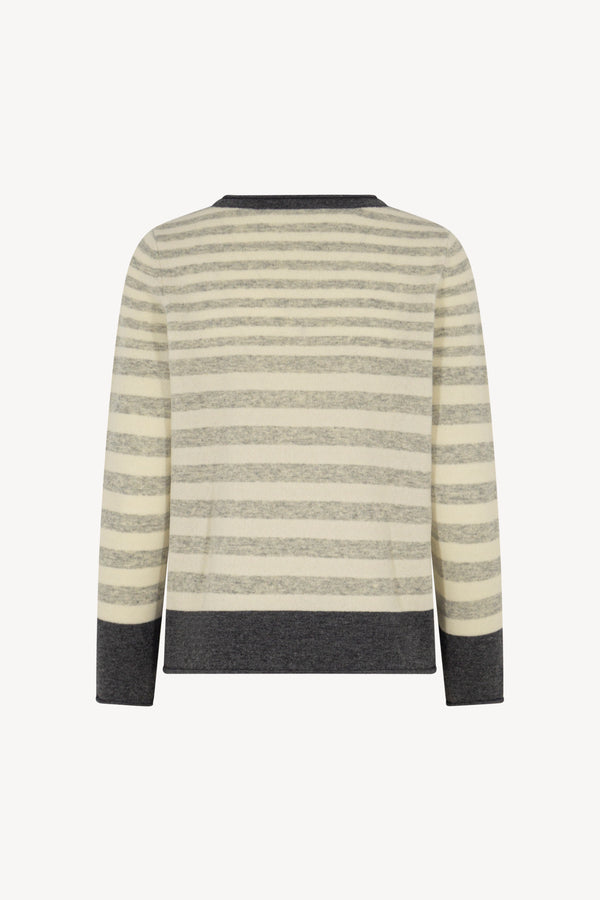 Girocollo Righe 3 Colori Puro Cashmere