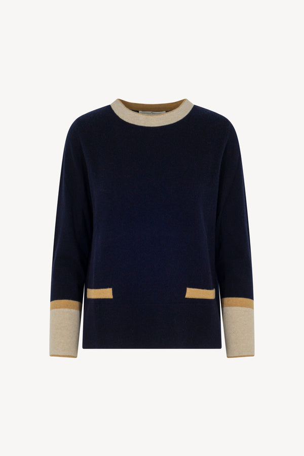 Maglia 3 Colori Puro Cashmere