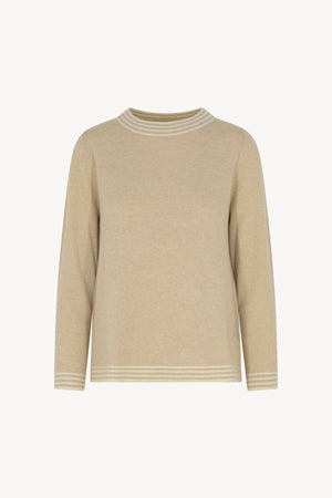 Maglia Bordi Righe Puro Cashmere