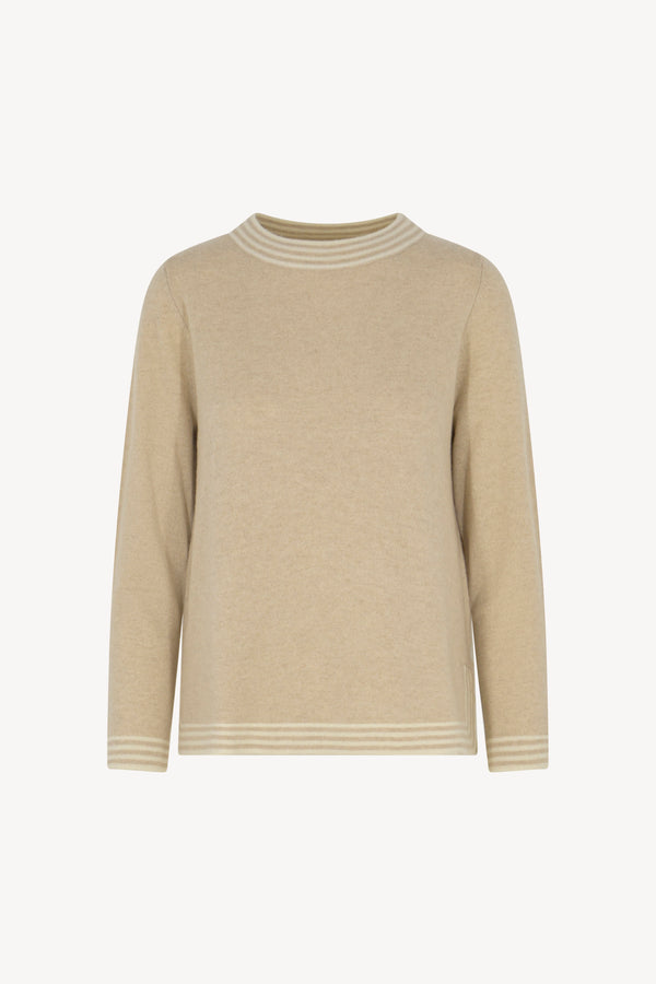 Maglia Bordi Righe Puro Cashmere
