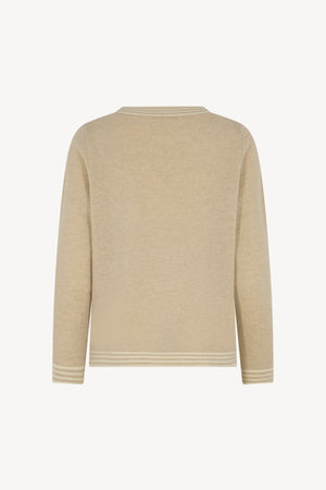 Maglia Bordi Righe Puro Cashmere