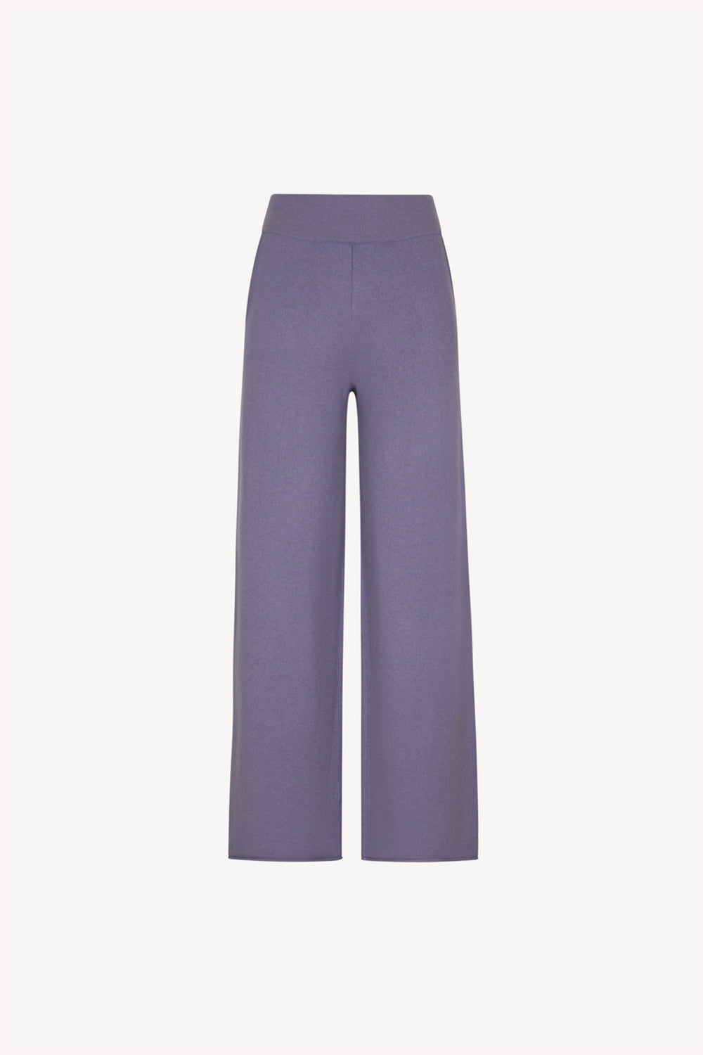 Mauve Pure Cashmere Trousers