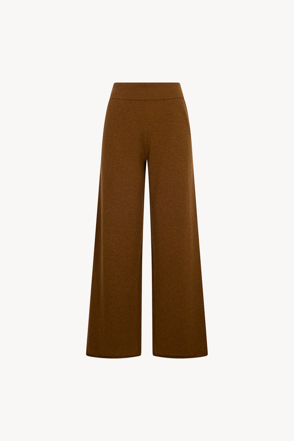 Terracotta Pure Cashmere Trousers