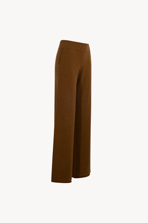 Terracotta Pure Cashmere Trousers