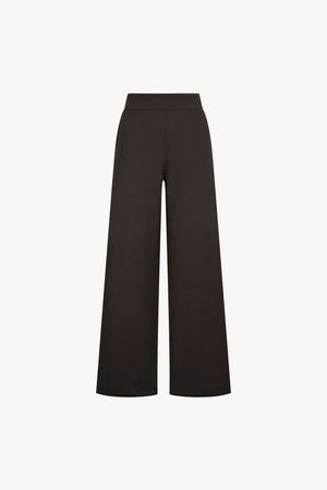 Pantaloni Ampi in Puro Cashmere Mocha