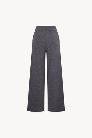 Pantaloni Ampi in Puro Cashmere Derby