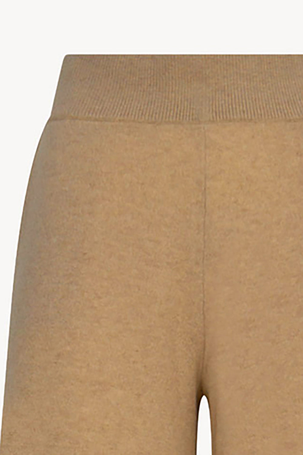 Pantaloni Ampi in Puro Cashmere Cammello