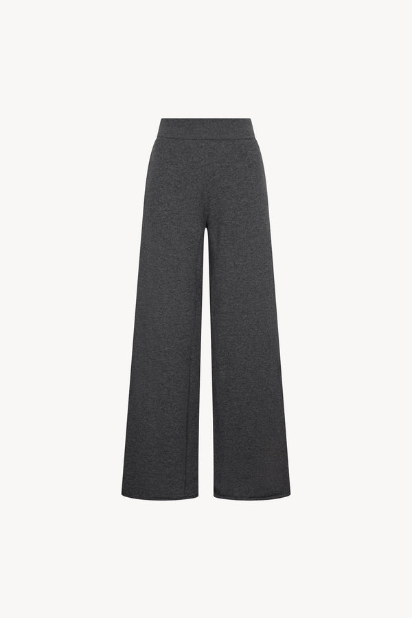 Anthracite Pure Cashmere Trousers