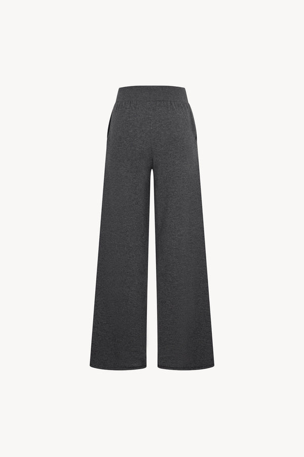 Anthracite Pure Cashmere Trousers
