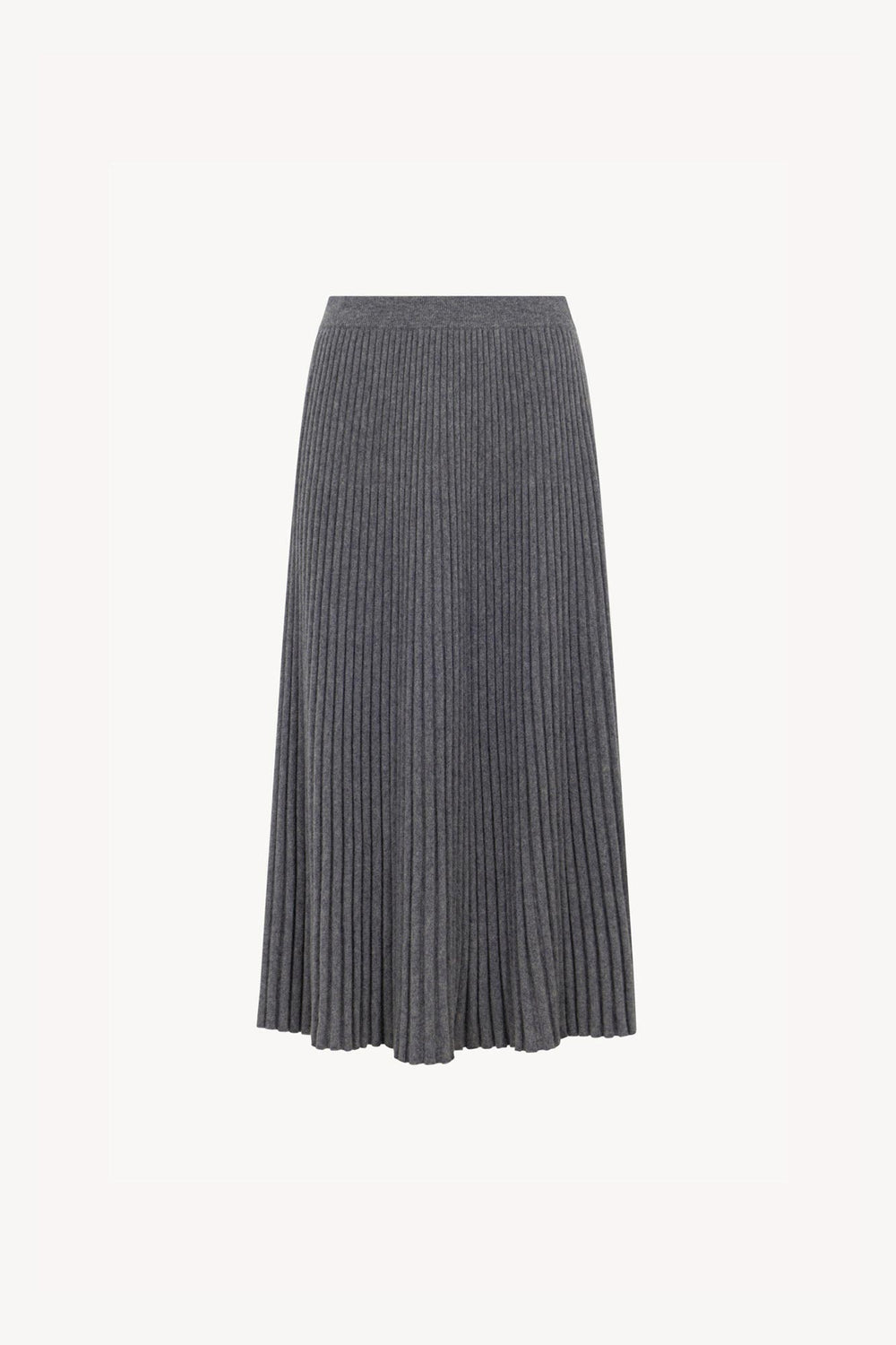 Gonna Plissè in Puro Cashmere Derby