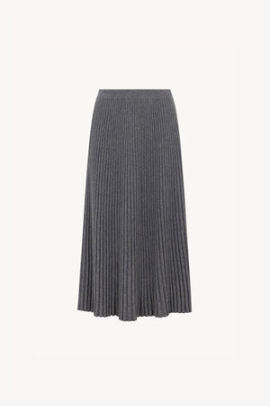 Gonna Plissè in Puro Cashmere Derby