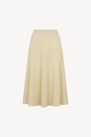 Pure Cashmere Pleated Skirt
