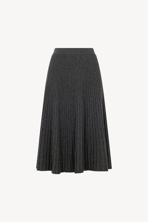 Pure Cashmere Pleated Skirt