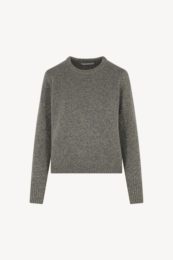 Girocollo 3 Fili Lurex Puro Cashmere