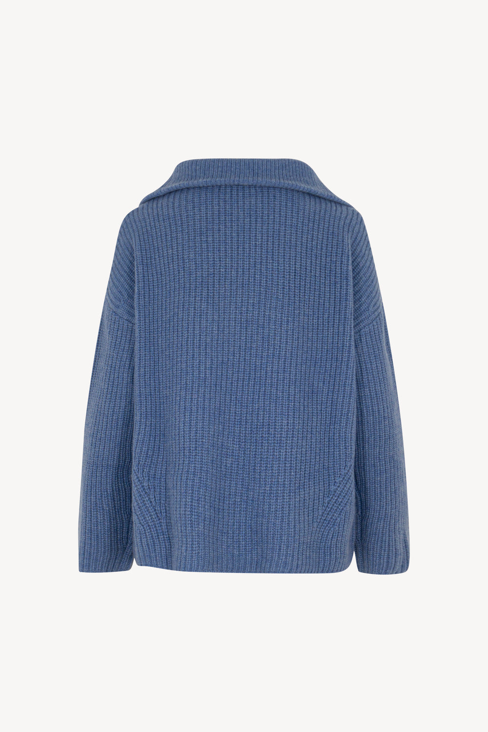 Lupetto Zip in Costa Inglese Puro Cashmere