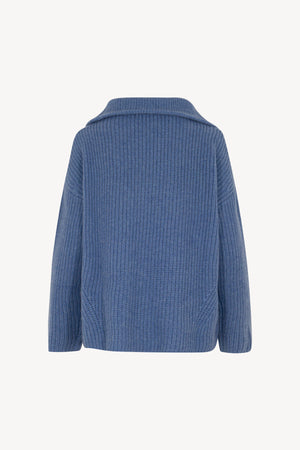 Lupetto Zip in Costa Inglese Puro Cashmere