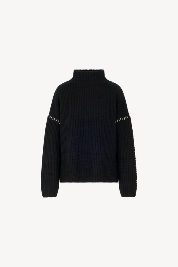 Lupetto Costa Inglese Impuntura Puro Cashmere