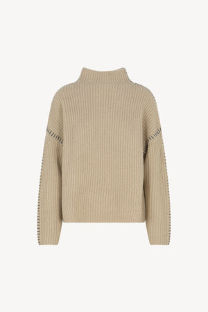 Lupetto Costa Inglese Impuntura Puro Cashmere