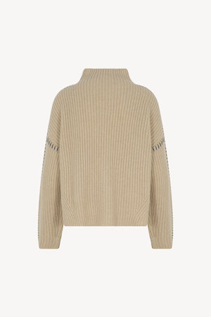 Lupetto Costa Inglese Impuntura Puro Cashmere