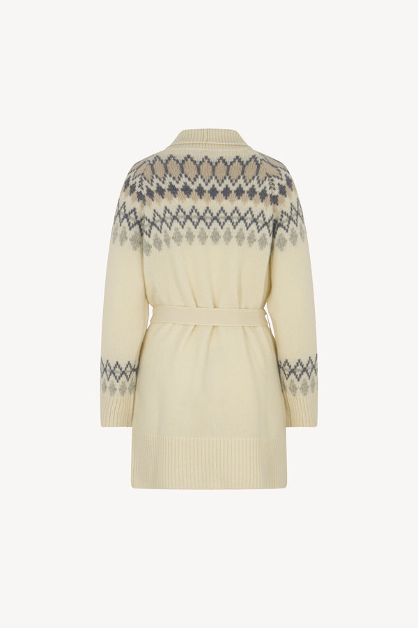 Giaccone in Jaquard Nordico Puro Cashmere