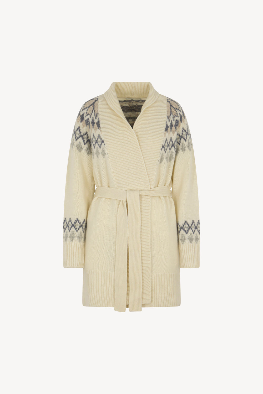 Giaccone in Jaquard Nordico Puro Cashmere