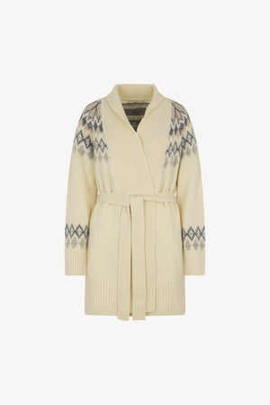 Giaccone in Jaquard Nordico Puro Cashmere