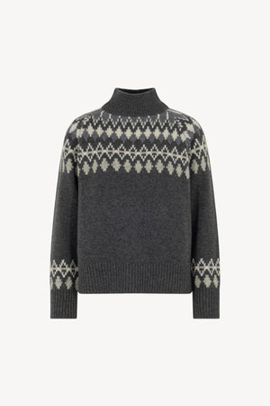 Collo Alto in Jaquard Nordico Puro Cashmere
