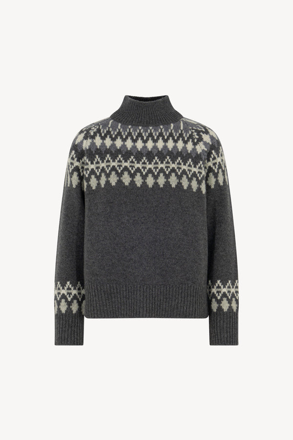 Collo Alto in Jaquard Nordico Puro Cashmere