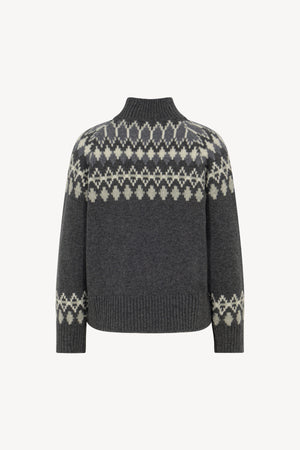 Collo Alto in Jaquard Nordico Puro Cashmere