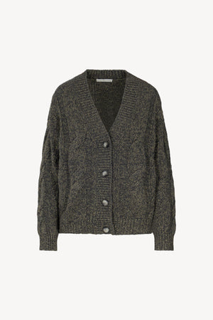 Cardigan Trecciona Lurex Puro Cashmere