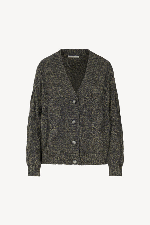 Cardigan Trecciona Lurex Puro Cashmere