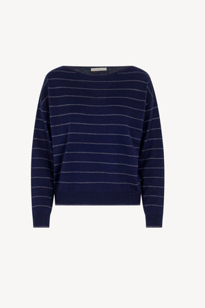 Barchetta righe Lurex Seta - Cashmere