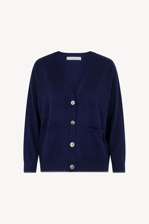 Cardigan Lurex Seta - Cashmere
