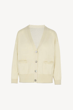 Cardigan Lurex Seta - Cashmere