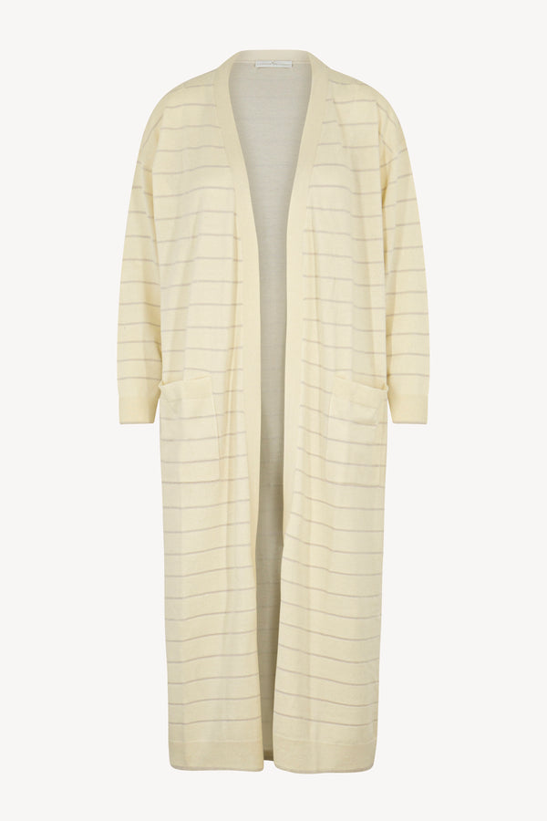 Spolverino righe Lurex Seta - Cashmere