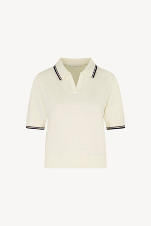 Polo mezza manica tinta unita Cotone - Seta - Cashmere