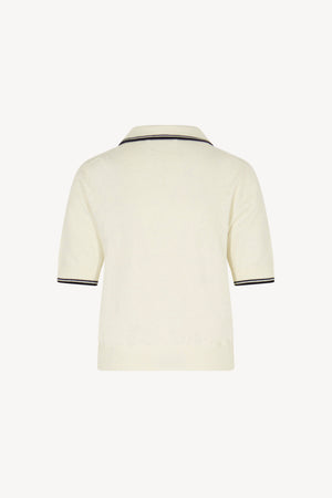 Polo mezza manica tinta unita Cotone - Seta - Cashmere