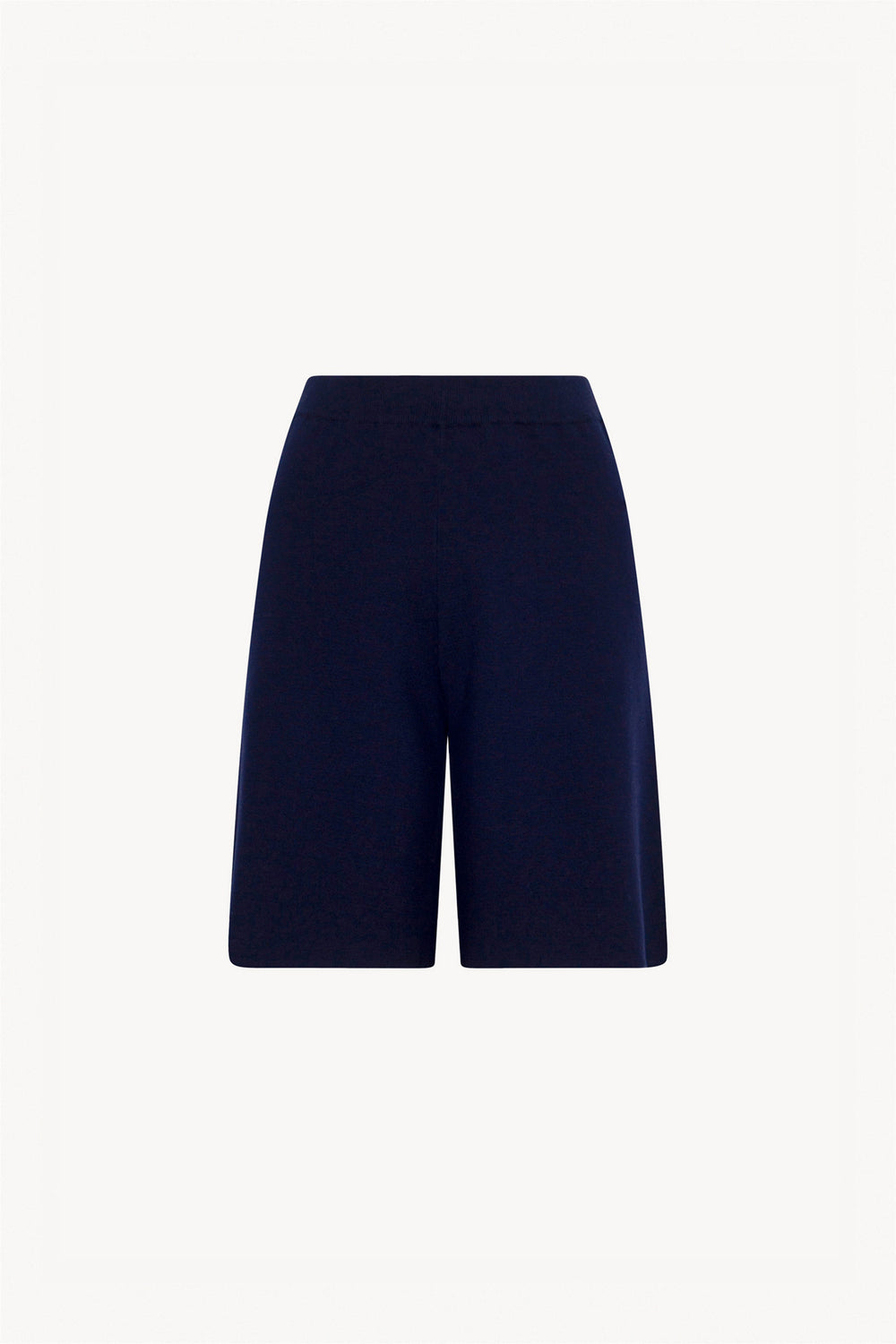 Bermuda in Cotone Seta Cashmere Blu