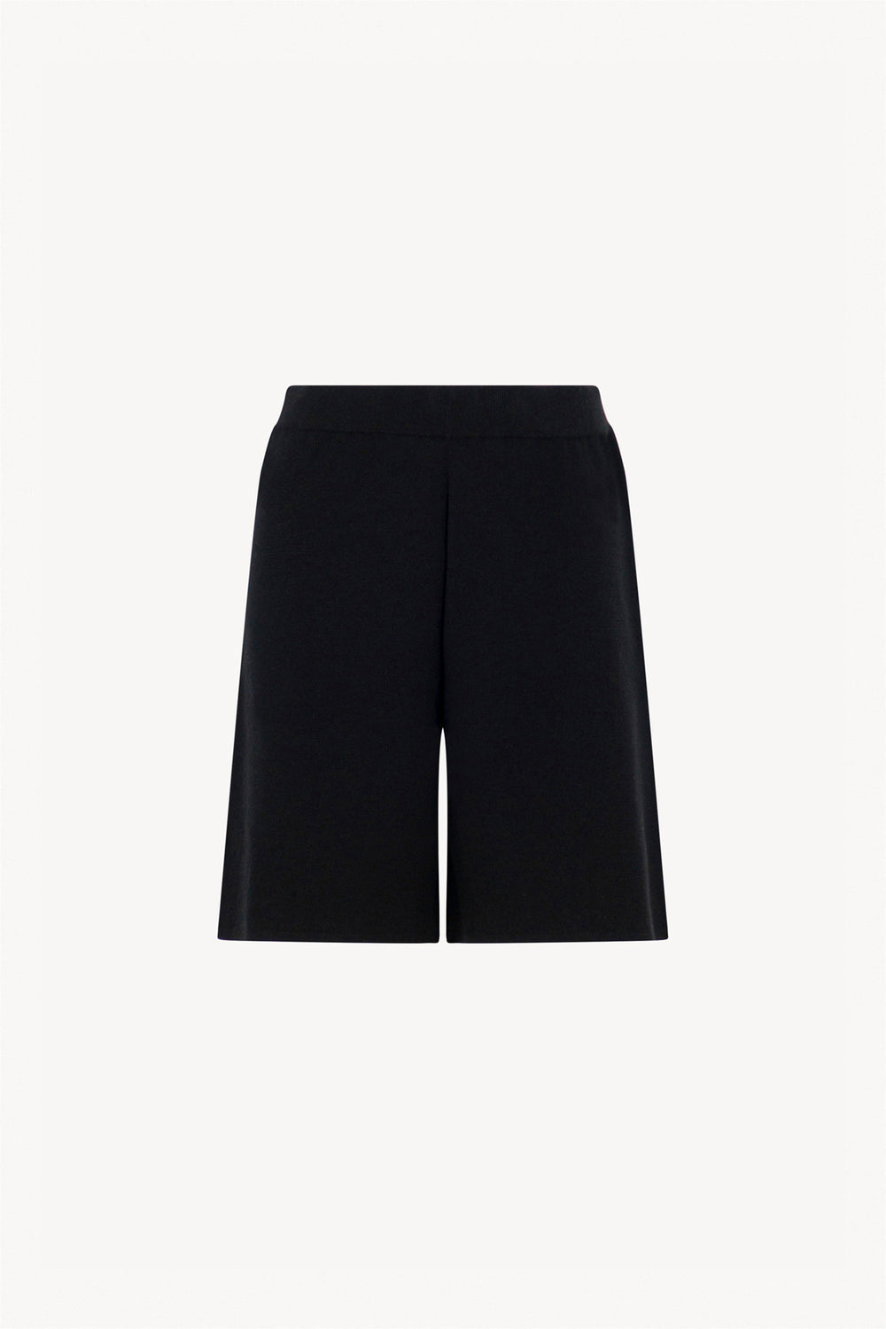 Bermuda in Cotone Seta Cashmere Nero