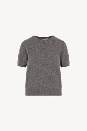 Girocollo Mezza Manica in Puro Cashmere Derby