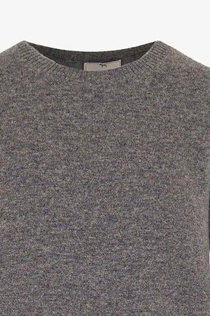 Girocollo Mezza Manica in Puro Cashmere Derby